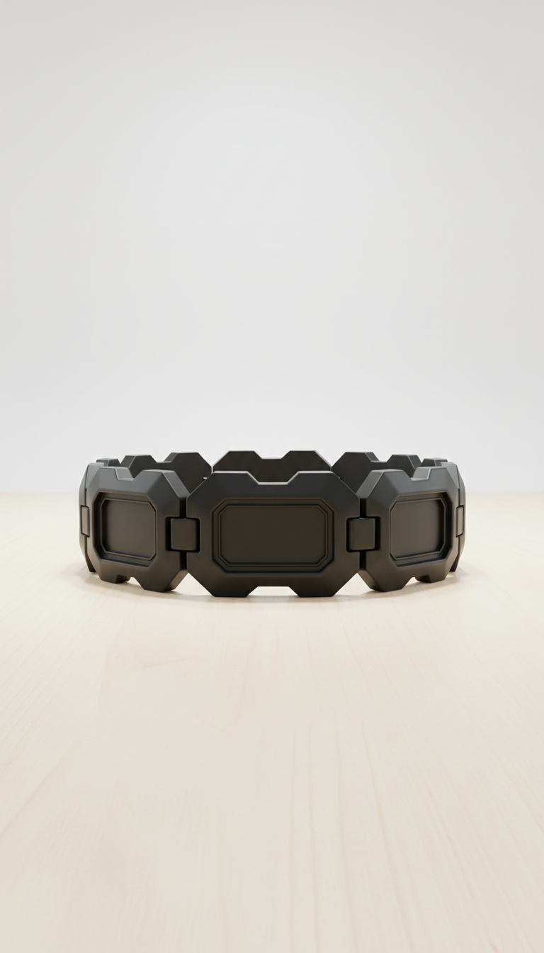 Collar personalizable negro grafito