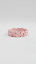 Pulsera 3D blush rosa personalizable